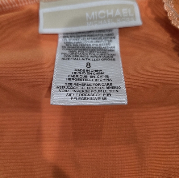 Michael Kors Apricot Swimsuit with Silver Accent - Picture 5 of 7